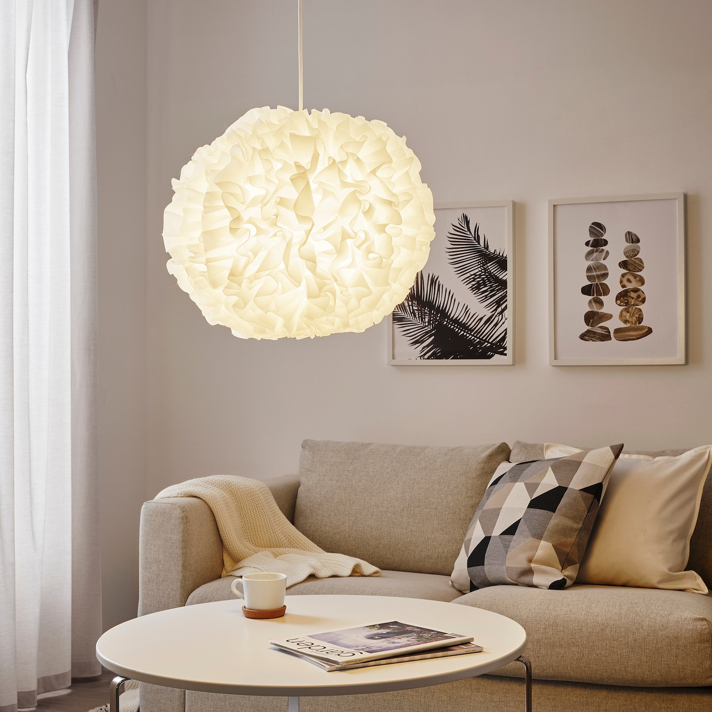 Vindkast Hängeleuchte - Weiß 50 Cm Throughout Deckenlampe Wohnzimmer Ikea